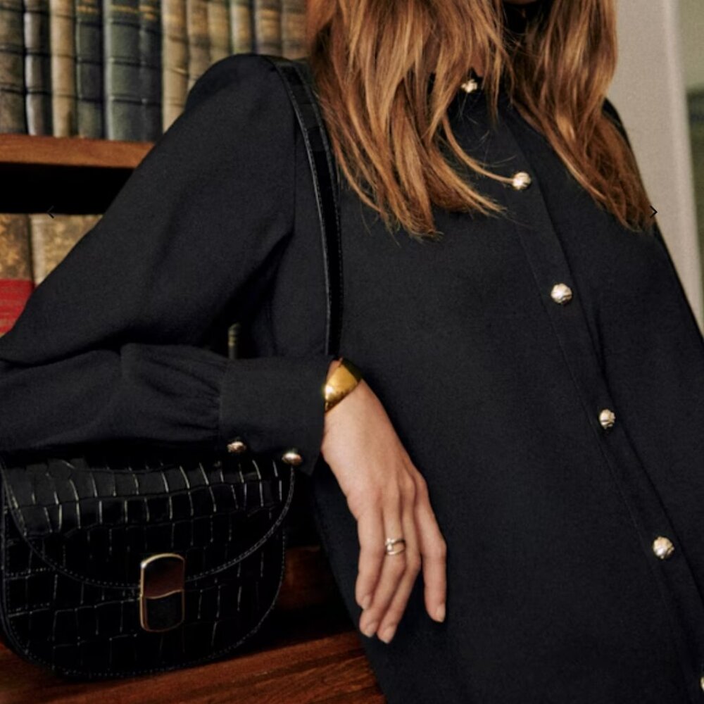 Sezane / Romine Blouse / Black / 2